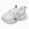 thumbnail image 1 of NIEWTR Toddler Shoes Girl Tennis Shoes Girls Slip On Shoes Boys Breathable Sneakers Lightweight Kids Athletic Running Walking Shoes(A-Blue,3), 1 of 9