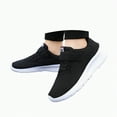thumbnail image 1 of NIEWTR Toddler Sneakers for Boys and Boys Girls Dual Hook and Loops Sneakers Baby Canvas Shoes Casual Shoes Breathable Walking Shoes (Black,1), 1 of 9