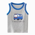 thumbnail image 1 of NIEWTR Toddler Summer Clothes Boys Tank Tops Cotton Basic Undershirts Summer Athletic Sleeveless Shirts for Kids Spring Summer Basics(A-Grey,6-7 Years), 1 of 3