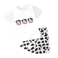 thumbnail image 1 of NIEWTR Toddler Summer Pajamas Set For 3-4 Years Toddler Boys Short Sets Cotton Summer Outfits Short Sleeves T-shirt and Elastic Shorts Sets 2Pcs Summer Dailywear Set, 1 of 6
