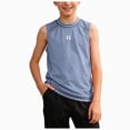 thumbnail image 1 of NIEWTR Toddler Tank Tops 0-24M 2T 3T 4T 5T 6T Boys Summer Clothes Sleeveless Undershirt Tank Top Soft Cotton Tee Shirts for Boys and Girls(A-Blue,5-6 Years), 1 of 6