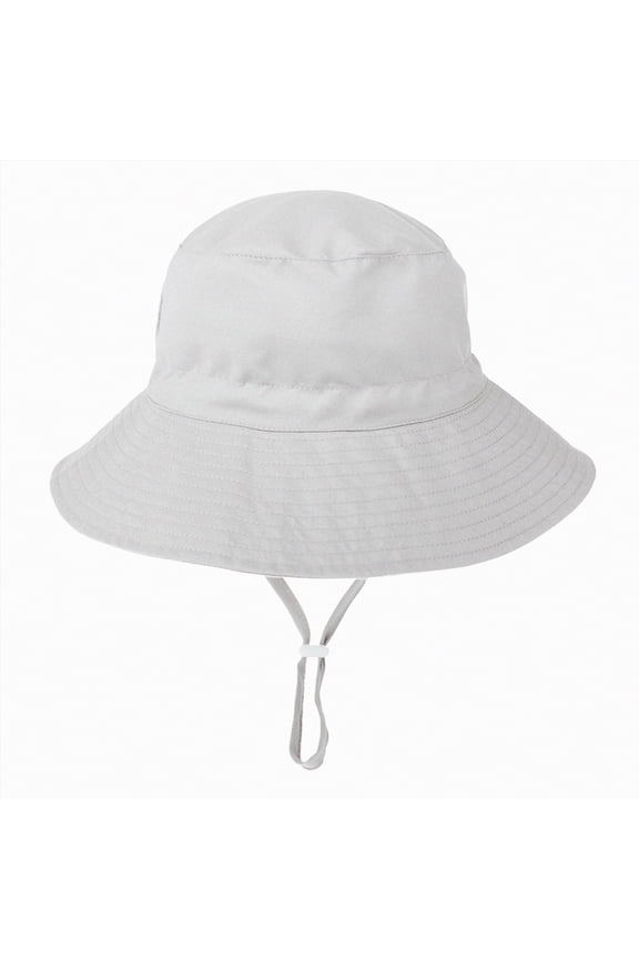 Toddler UPF50+ Wide Brim Sun Hat Boys Girls Sun Protection Hat Zoo Beach Swim Safari Bucket Hat for Baby Toddler Kid（Pink,One Size)