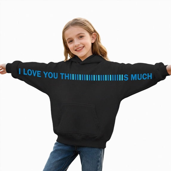 NIEWTR Winter Coat for Boys Girls Toddlers Kids Baby Boys Girls Hooded Solid Sweatshirt Pullover Fall Warm Outerwear 2t 3t 4t 5t 6t (A-Black,10-11 Years)