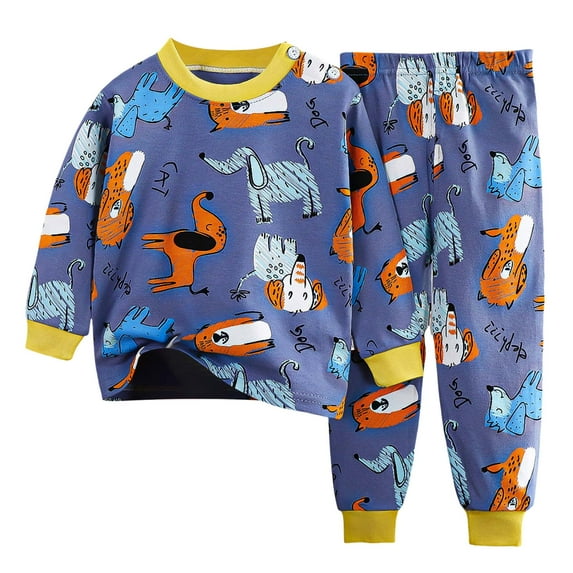 NIEWTR Winter Baby Boy Girl Clothes Set Outfits Unisex Long Sleeve Tops Pants 2PCS Long Sleeve Sweatshirt And Pants 2Pcs Set(3-6 Months)