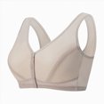 thumbnail image 1 of NIEWTR Women Front Closure Bras for Older No Underwire Full Coverage Bra | Front Closure Bras for Older(Grey,48), 1 of 9