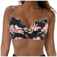 thumbnail image 1 of NIEWTR Women Swim Bra for Under Swim Shirt Straps Swim Tops Twist Front Sexy Bathing Suit Tops Only Bikini Tops Sexy Swim Bra Swimsuit Gift Bikini Tops Only（Khaki，M）, 1 of 9