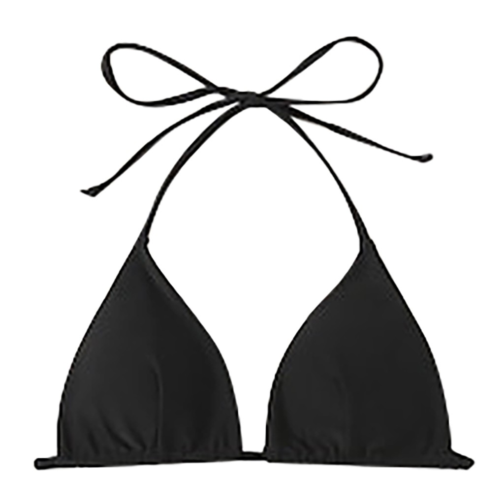 Joower Black Halter Bikini Top - Bikinis Bathing Suit for Women Bikinis ...