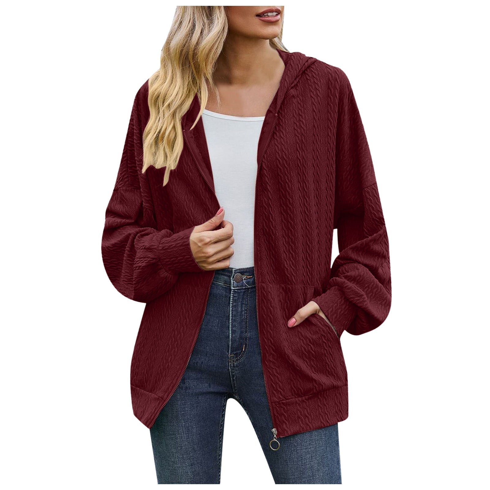 Hoodies dames lange hoodie » Groten maten | Happy Size
