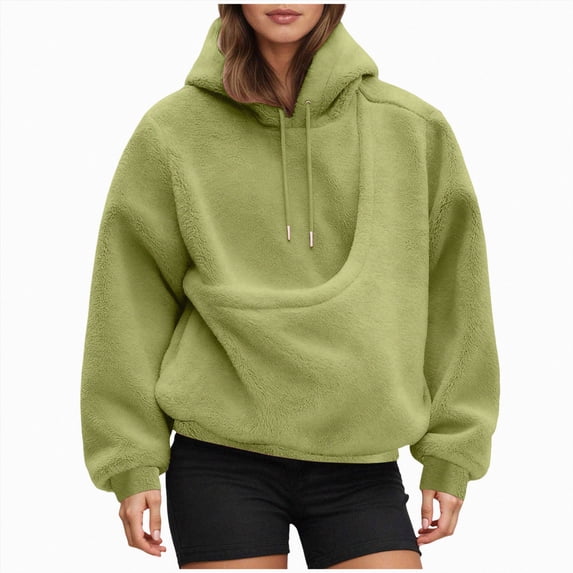 NIEWTR Womens Dog Pouch Hoodie with Kangaroo Pocket Oversized Pet Carrier Sweatshirts Animal Holder Long Sleeve Pullover