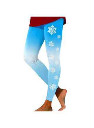 Mini Snowmen & Snowflake Christmas Leggings