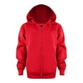 thumbnail image 1 of NIEWTR Zip up Hoodie Kids Hooded Sweatshirts for Boys Girls Toddlers Hooded Full Zipper Jacket Shirt (Red,8-9 Years), 1 of 5