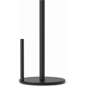 NIFFGAFF Paper Towel Holder Black Kitchen Roll Holder, One-Handed Operation Countertop Dispenser