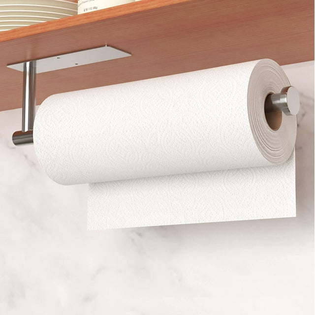 NIFFGAFF Paper Towel Holder Self Adhesive or Drilling, Wall Mounted