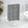 thumbnail image 1 of NIFFGAFF Towel Rack T-Shape Hand Towel Holder for Bathroom, Headband Holder Organizer and Bathroom Towel Racks, Kitchen Towel Rack White Hand Towel Holder, 1 of 7