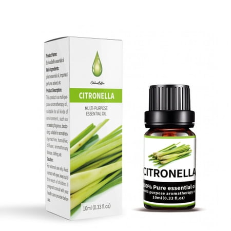 NIFFPD 100% Pure Citronella Essential Oil,(2 Pack) for Diffusers, Home Care, Candle Making, Fragrance, Aromatherapy 10ml/0.33fl.oz