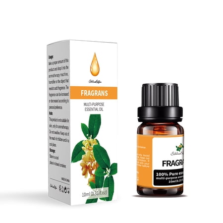NIFFPD 100% Pure Fragrans Essential Oil, for Diffusers, Home Care, Candle Making, Fragrance, Aromatherapy 10ml/0.33fl.oz