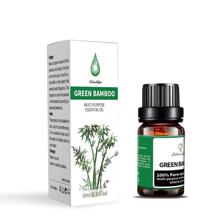 NIFFPD 100% Pure Green Bamboo Essential Oil, for Diffusers, Home Care, Candle Making, Fragrance, Aromatherapy 10ml/0.33fl.oz
