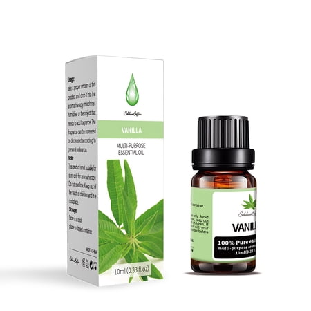NIFFPD 100% Pure Vanilla Essential Oil, for Diffusers, Home Care, Candle Making, Fragrance, Aromatherapy 10ml/0.33fl.oz