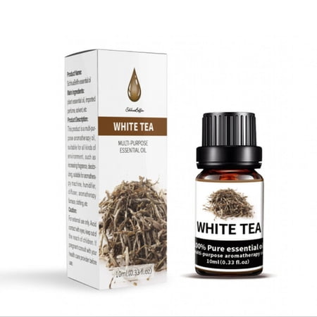 NIFFPD 100% Pure White Tea Essential Oil, for Diffusers, Home Care, Candle Making, Fragrance, Aromatherapy 10ml/0.33fl.oz