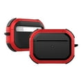 thumbnail image 1 of NIFFPD Apple AirPods Case, Full-Body Hard Silicone Shockproof AirPods Case Cover Airpods Pro Red, 1 of 2