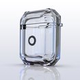 thumbnail image 1 of NIFFPD Apple AirPods Case, Soft TPU Shockproof Protective Crystal Clear Airpod 2 Case Cover Anti-Yellowing Anti-Scratches Black, 1 of 2