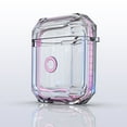 thumbnail image 1 of NIFFPD Apple AirPods Case, Soft TPU Shockproof Protective Crystal Clear Airpod 2 Case Cover Anti-Yellowing Anti-Scratches Pink, 1 of 2
