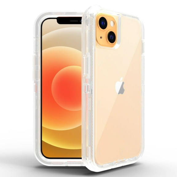 NIFFPD Crystal Clear iPhone 14 Plus Case Yellowing-Resistant Shockproof Protective Phone Case for iPhone 14 Plus 6.7"