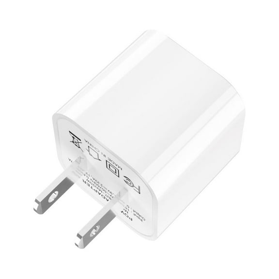 NIFFPD Fast USB C Charger 20W Quick Charge Wall Charger Adapter Fast Charging Block Charging Box Brick for iPhoneSamsung, LG, Moto, Android Phones White