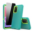 thumbnail image 1 of NIFFPD Galaxy A03S Case with Screen Protector Anti Spy Privacy Shockproof Case for Samsung Galaxy A03S Green&Yellow, 1 of 5