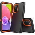 thumbnail image 1 of NIFFPD Galaxy A03S, Samsung A03S Phone Case Hard PC Soft TPU Protective case for Samsung Galaxy A03S Black&Orange, 1 of 5
