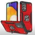 thumbnail image 1 of NIFFPD Galaxy A33 5G Case, Samsung A33 5G Case with Screen Protector, Ring Kickstand Shockproof Cover for Samsung Galaxy A33 5G Red, 1 of 7