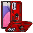 thumbnail image 1 of NIFFPD Galaxy A33 Case, Samsung A33 Case Ring Kickstand Hard PC Soft TPU Phone Cover for Samsung Galaxy A33 5G Red, 1 of 7