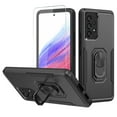 thumbnail image 1 of NIFFPD Galaxy A53 5G Case, Samsung A53 5G Case with Screen Protector, Ring Kickstand Shockproof Cover for Samsung Galaxy A53 5G Black, 1 of 8