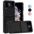 thumbnail image 1 of NIFFPD Galaxy Z Flip 4 5G Case, Samsung Z Flip 4 5G Case, Shockproof Drop protection Cover Phone Case for Samsung Galaxy Z Flip 4 5G Black, 1 of 5