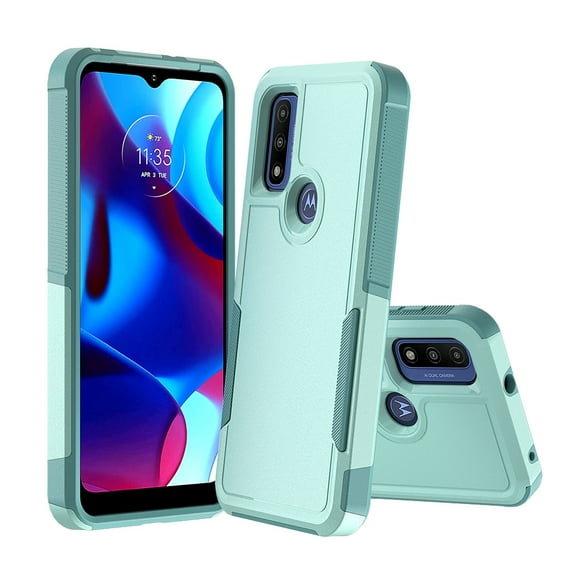 NIFFPD Moto G Pure Case,Moto G Power 2022 Case Tough Rugged Shockproof Protective for Motorola Moto G Pure/G Power 2022 Light Green