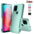 thumbnail image 1 of NIFFPD Moto G Stylus 5G 2021 Case with Screen Protector Shockproof Protective for Motorola Moto G Stylus 5G 2021 Light Green, 1 of 7