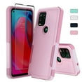 thumbnail image 1 of NIFFPD Moto G Stylus 5G 2021 Case with Screen Protector Shockproof Protective for Motorola Moto G Stylus 5G 2021 Pink, 1 of 7