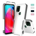thumbnail image 1 of NIFFPD Moto G Stylus 5G 2021 Case with Screen Protector Shockproof Protective for Motorola Moto G Stylus 5G 2021 White&Gray, 1 of 7