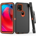 thumbnail image 1 of NIFFPD Moto G Stylus 5G 2022 Case with Belt-Clip Holster Full Body Shockproof Phone Cover for Motorola Moto G Stylus 5G 2022 Black&Orange, 1 of 7