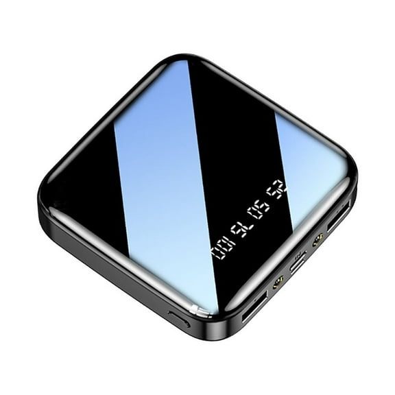 NIFFPD Portable Charger 10000mAh Power Bank Fast Charging with LED Display Slim Portable Phone Charger for iPhone Samsung Black