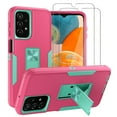 thumbnail image 1 of NIFFPD Samsung A23 5G, Galaxy A23 5G Case with Screen Protector Magnetic Kickstand Car Mount Protection Case Cover for Samsung Galaxy A23 5G Rose red&Green, 1 of 7