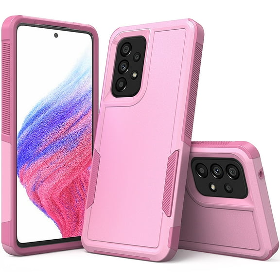 NIFFPD Samsung A53 5G Case, Galaxy A53 5G Case, Shockproof Drop protection Cover Phone Case for Samsung Galaxy A53 5G Pink