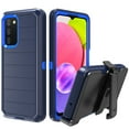 thumbnail image 1 of NIFFPD Samsung Galaxy A03S Case with Belt-Clip Holster, Heavy Duty Drop Protection Shockproof Protective for Samsung Galaxy A03S Dark Blue, 1 of 6