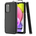 thumbnail image 1 of NIFFPD Samsung Galaxy A03S Case with Screen Protector (Black Border) Tough Rugged Shockproof Protective Phone Case for Galaxy A03S Black, 1 of 8