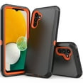 thumbnail image 1 of NIFFPD Samsung Galaxy A13 5G Case TPU+PC Heavy Duty Hard Shockproof Armor Protector Case Cover Compatible with Samsung Galaxy A13 5G (Black+Orange), 1 of 6