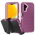 thumbnail image 1 of NIFFPD Samsung Galaxy A13 5G Case with Belt-Clip Holster, Heavy Duty Drop Protection Shockproof Protective for Samsung Galaxy A13 5G Wine&Pink, 1 of 6