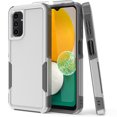 thumbnail image 1 of NIFFPD Samsung Galaxy A13 5G Case with Screen Protector Tough Rugged Shockproof Protective Phone Case for Galaxy A13 5G White&Gray, 1 of 8