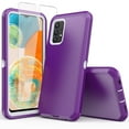 thumbnail image 1 of NIFFPD Samsung Galaxy A23 5G Case with Screen Protector Tough Rugged Shockproof Protective Phone Case for Galaxy A23 5G Purple&White, 1 of 5