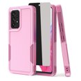 thumbnail image 1 of NIFFPD Samsung Galaxy A53 5G Case with Screen Protector (Anti Spy Privacy) Tough Rugged Shockproof Protective Phone Case for Samsung A53 5G Pink, 1 of 8