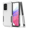 thumbnail image 1 of NIFFPD Samsung Galaxy A53 5G Case with Screen Protector Tough Rugged Shockproof Protective Phone Case for Samsung A53 5G White&Gray, 1 of 8